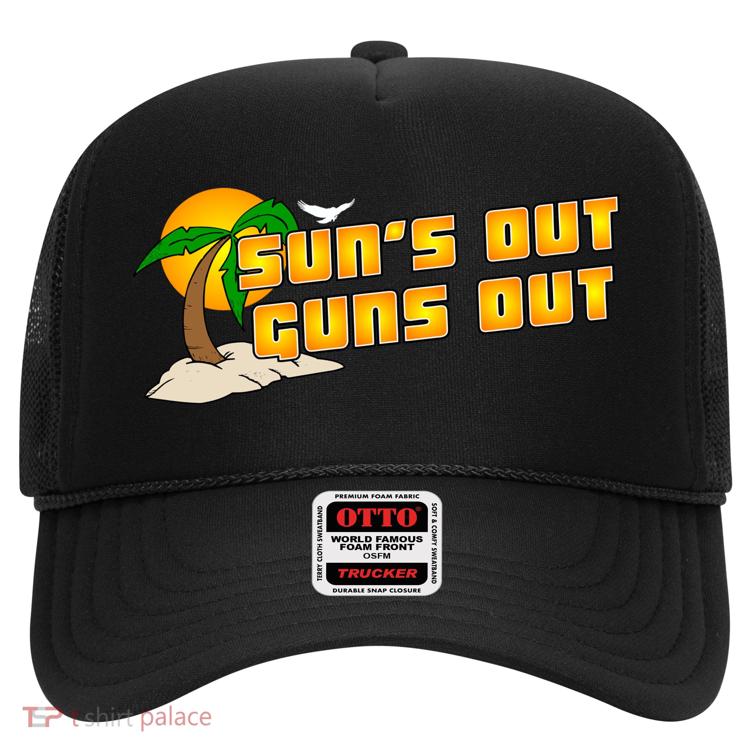 Sun's Got Guns Out Trucker Hat