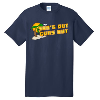 Sun's Got Guns Out Tall T-Shirt