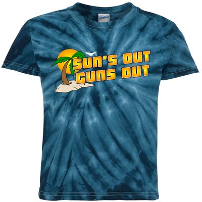 Sun's Got Guns Out Kids Tie-Dye T-Shirt