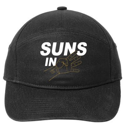 Suns In 4 Playoff Basketball 7-Panel Snapback Hat