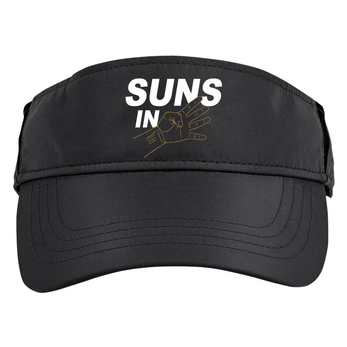 Suns In 4 Playoff Basketball Adult Drive Performance Visor