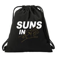 Suns In 4 Playoff Basketball Drawstring Bag