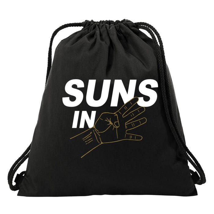 Suns In 4 Playoff Basketball Drawstring Bag