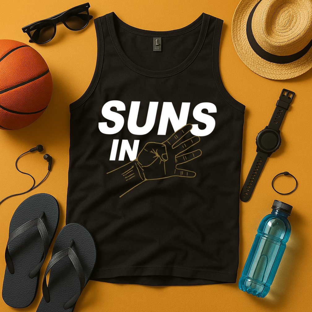 Suns In 4 Playoff Basketball Tank Top