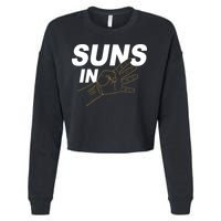 Suns In 4 Playoff Basketball Cropped Pullover Crew