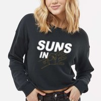 Suns In 4 Playoff Basketball Cropped Pullover Crew
