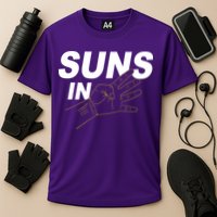 Suns In 4 Playoff Basketball Cooling Performance Crew T-Shirt