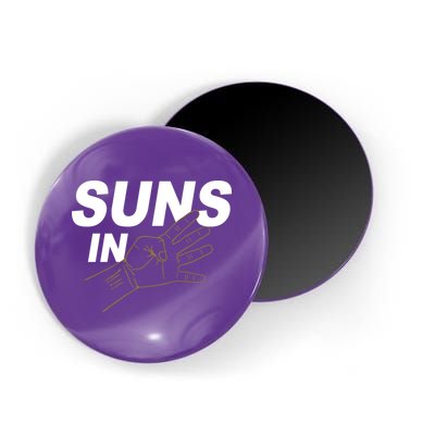 Suns In 4 Playoff Basketball Magnet