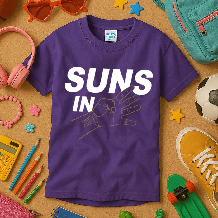 Suns In 4 Playoff Basketball Kids T-Shirt