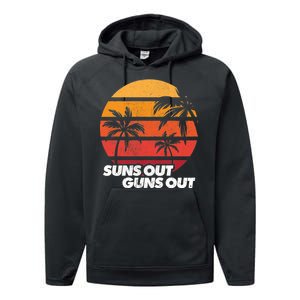 Suns Out Guns Out Performance Fleece Hoodie