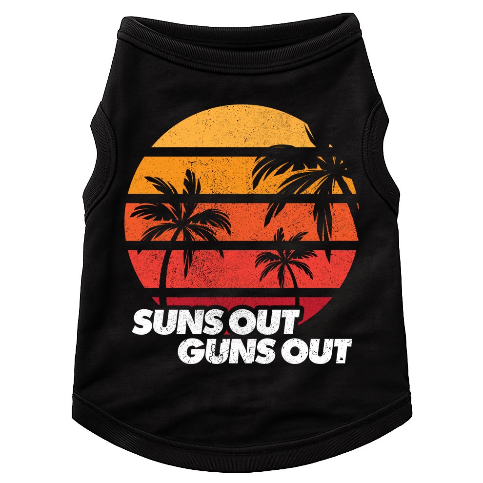 Suns Out Guns Out Doggie Tank