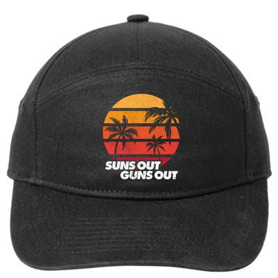 Suns Out Guns Out 7-Panel Snapback Hat