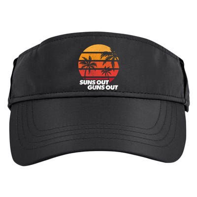 Suns Out Guns Out Adult Drive Performance Visor