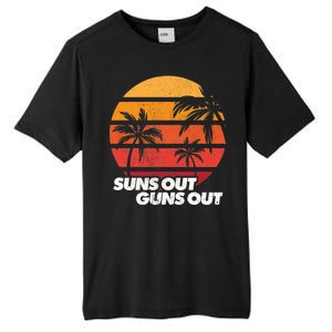 Suns Out Guns Out Tall Fusion ChromaSoft Performance T-Shirt