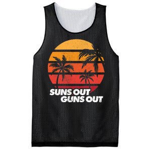 Suns Out Guns Out Mesh Reversible Basketball Jersey Tank