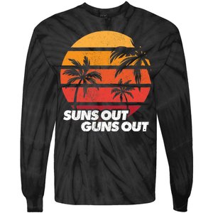 Suns Out Guns Out Tie-Dye Long Sleeve Shirt