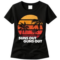 Suns Out Guns Out Womens T-Shirt