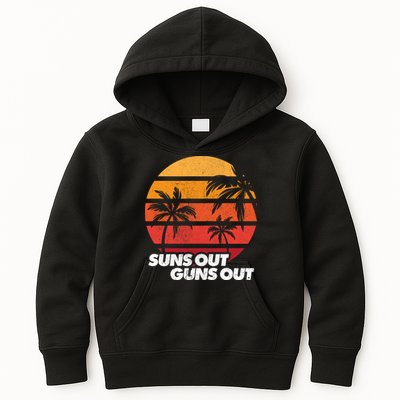 Suns Out Guns Out Kids Hoodie