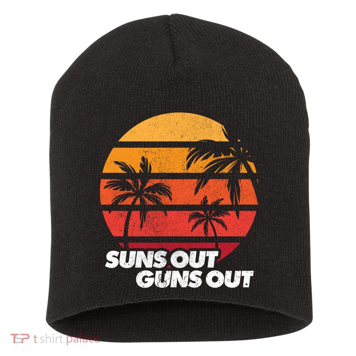 Suns Out Guns Out Short Acrylic Beanie