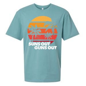 Suns Out Guns Out Sueded Cloud Jersey T-Shirt