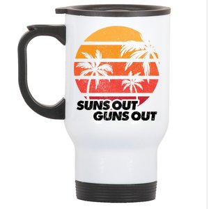 Suns Out Guns Out Stainless Steel Travel Mug