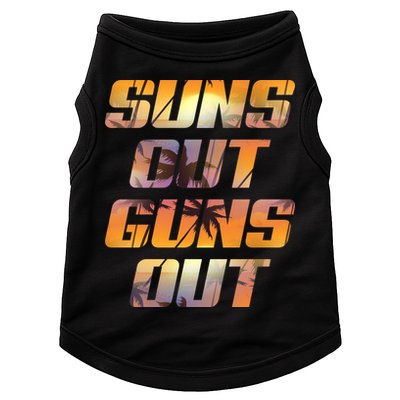 Suns Out Guns Out Summer Doggie Tank