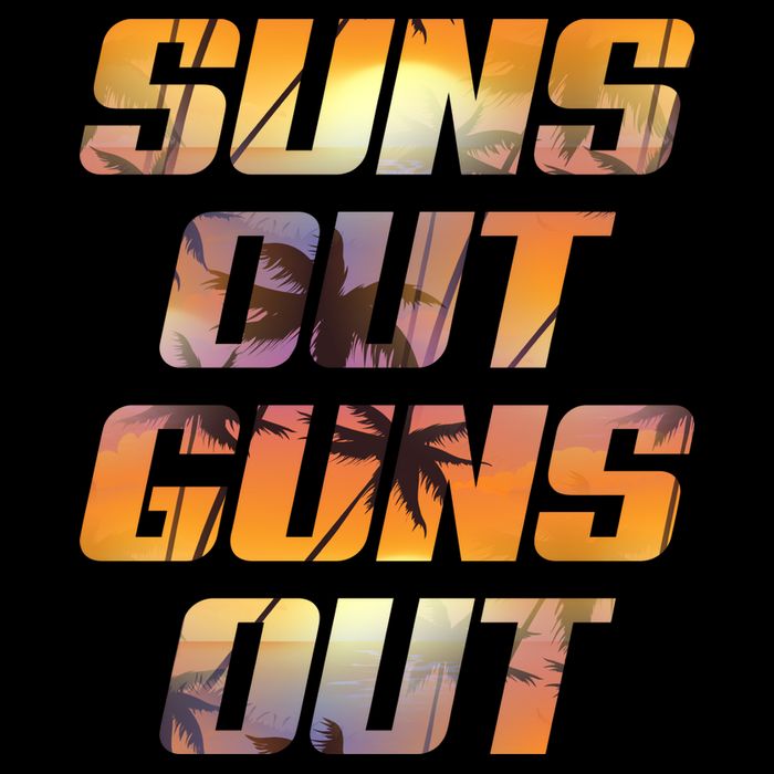 Suns Out Guns Out Summer Cooling Performance Crew T-Shirt