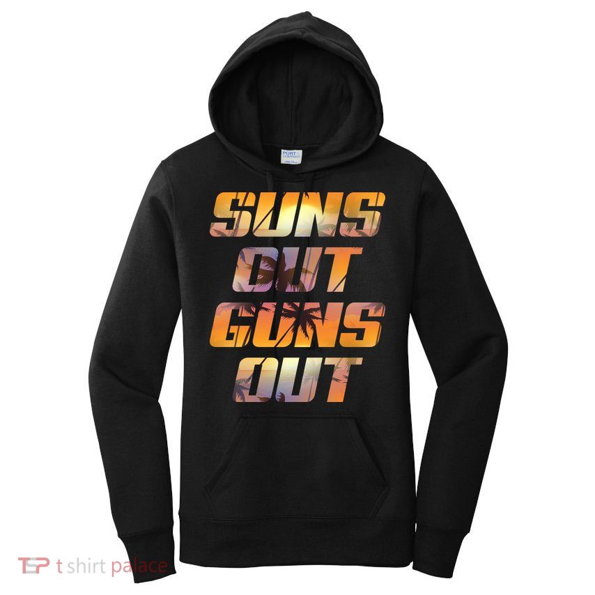 Suns Out Guns Out Summer Women's Pullover Hoodie