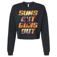 Suns Out Guns Out Summer Cropped Pullover Crew