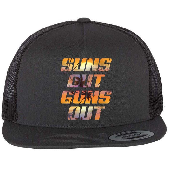 Suns Out Guns Out Summer Flatbill Hat