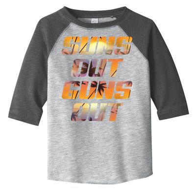 Suns Out Guns Out Summer Toddler Fine Jersey T-Shirt