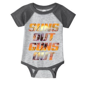 Suns Out Guns Out Summer Infant Baby Jersey Bodysuit