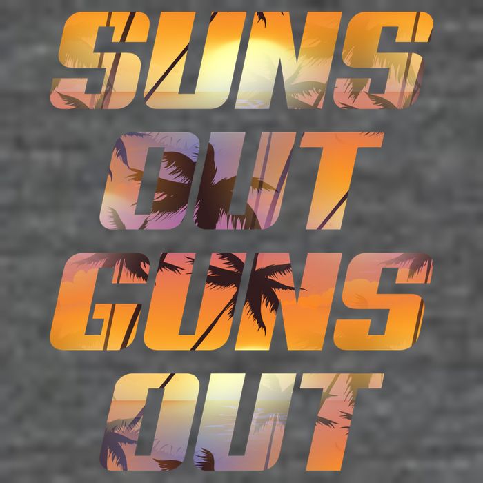 Suns Out Guns Out Summer Wool Snapback Cap