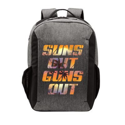 Suns Out Guns Out Summer Vector Backpack