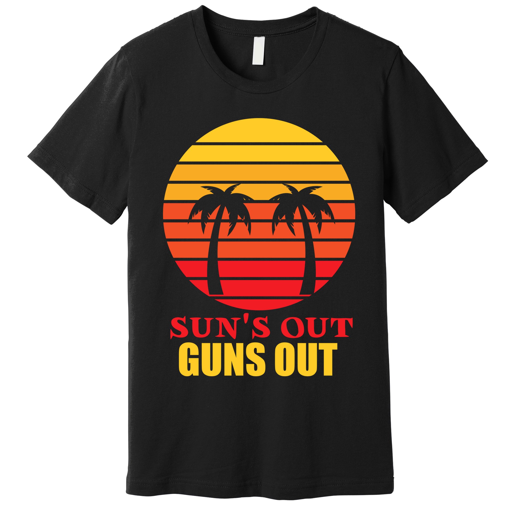 Sun's Out Guns Out Summer Party Premium T-Shirt