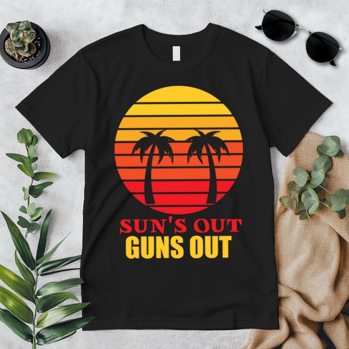 Sun's Out Guns Out Summer Party Premium T-Shirt