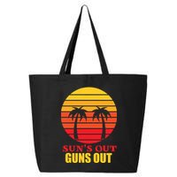 Sun's Out Guns Out Summer Party 25L Jumbo Tote