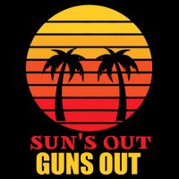 Sun's Out Guns Out Summer Party Wool Snapback Cap