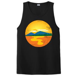 Sunset And Mountains PosiCharge Competitor Tank