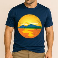 Sunset And Mountains Cooling Performance Crew T-Shirt