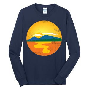 Sunset And Mountains Tall Long Sleeve T-Shirt