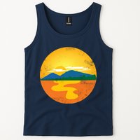 Sunset And Mountains Tank Top