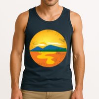 Sunset And Mountains Tank Top