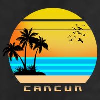 Sunset Beach Cancun Emblem Golf Towel