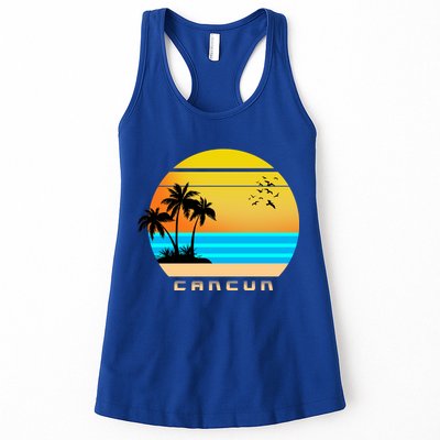 Sunset Beach Cancun Emblem Womens Tank Top