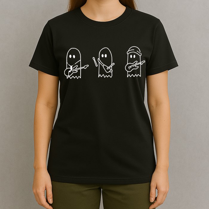 Sunset Curve Ghosts Band T-Shirt