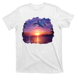 Sunset Dolphins T-Shirt