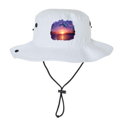 Sunset Dolphins Legacy Cool Fit Booney Bucket Hat