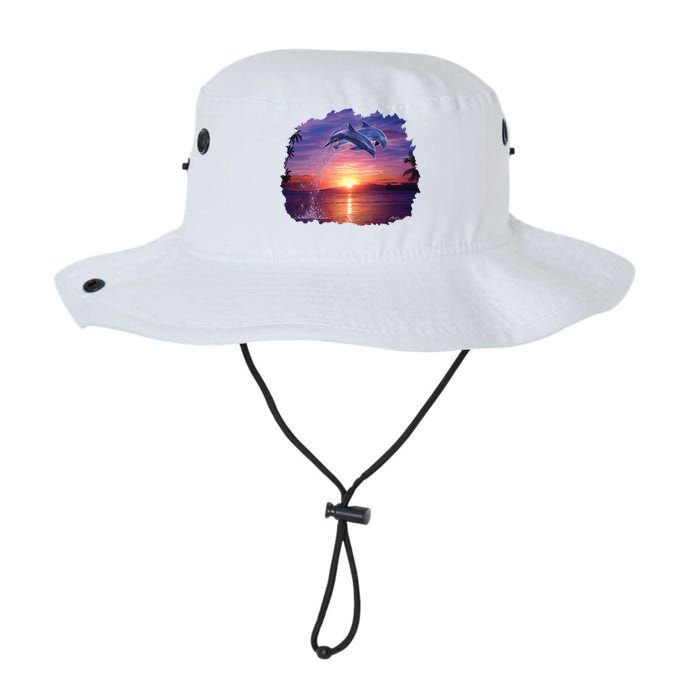 Sunset Dolphins Legacy Cool Fit Booney Bucket Hat