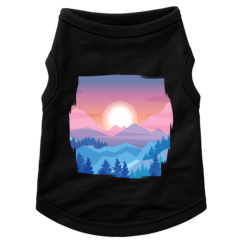 Sunset Mountain Doggie Tank